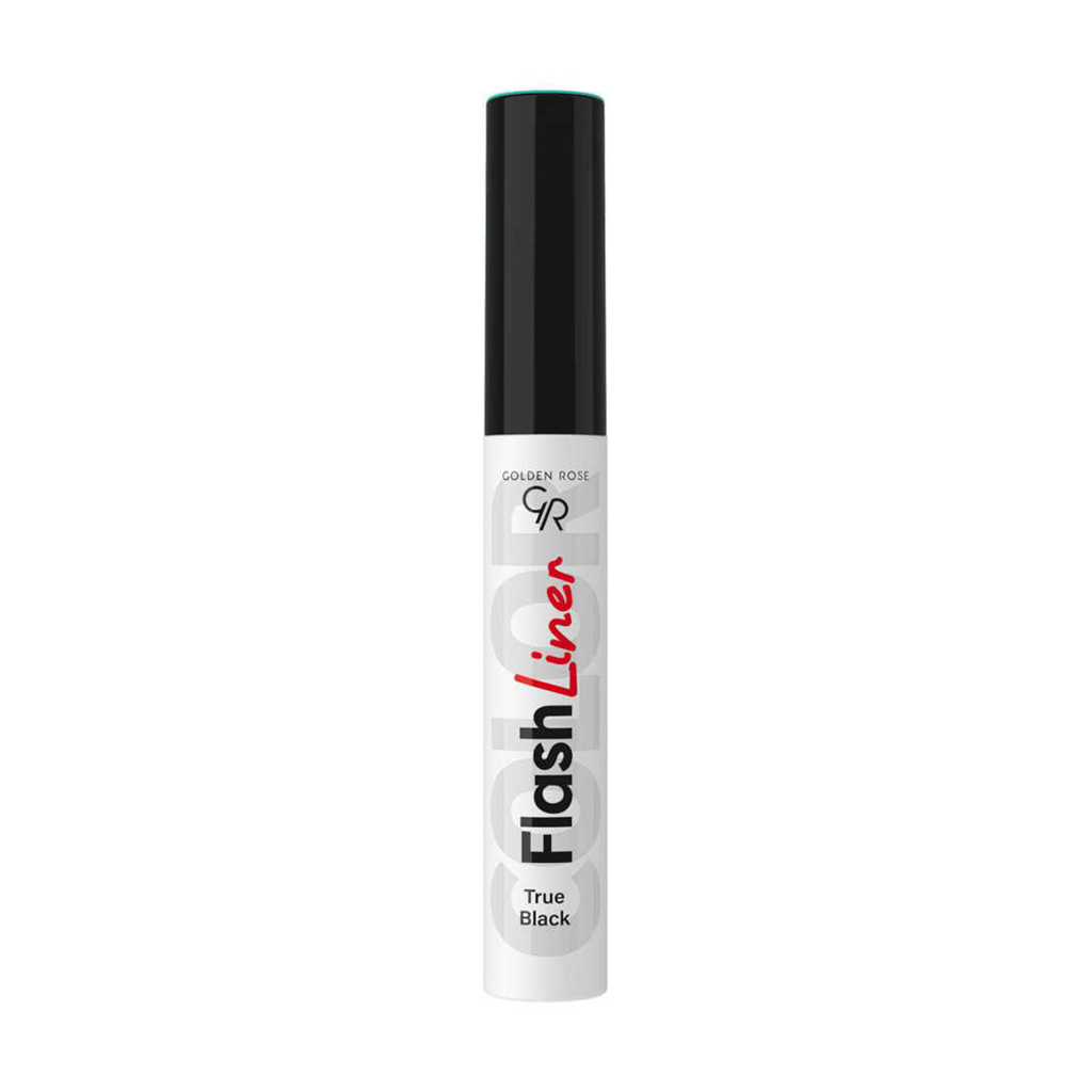 Рідка підводка для очей Golden Rose Flash Liner Colored Eyeliner 112 True Black, 3.5 мл